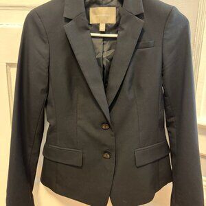 Banana Republic 2 Button Black Blazer | Size 0 Petite